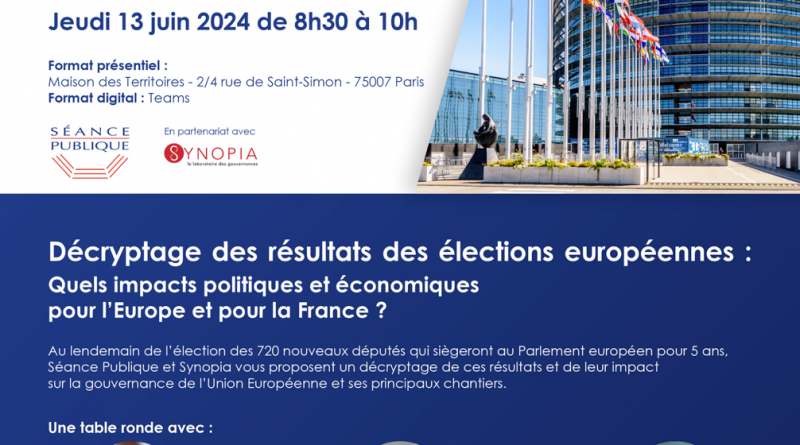 13 juin 2024 – Conférence autour des résultats des élections européennes !