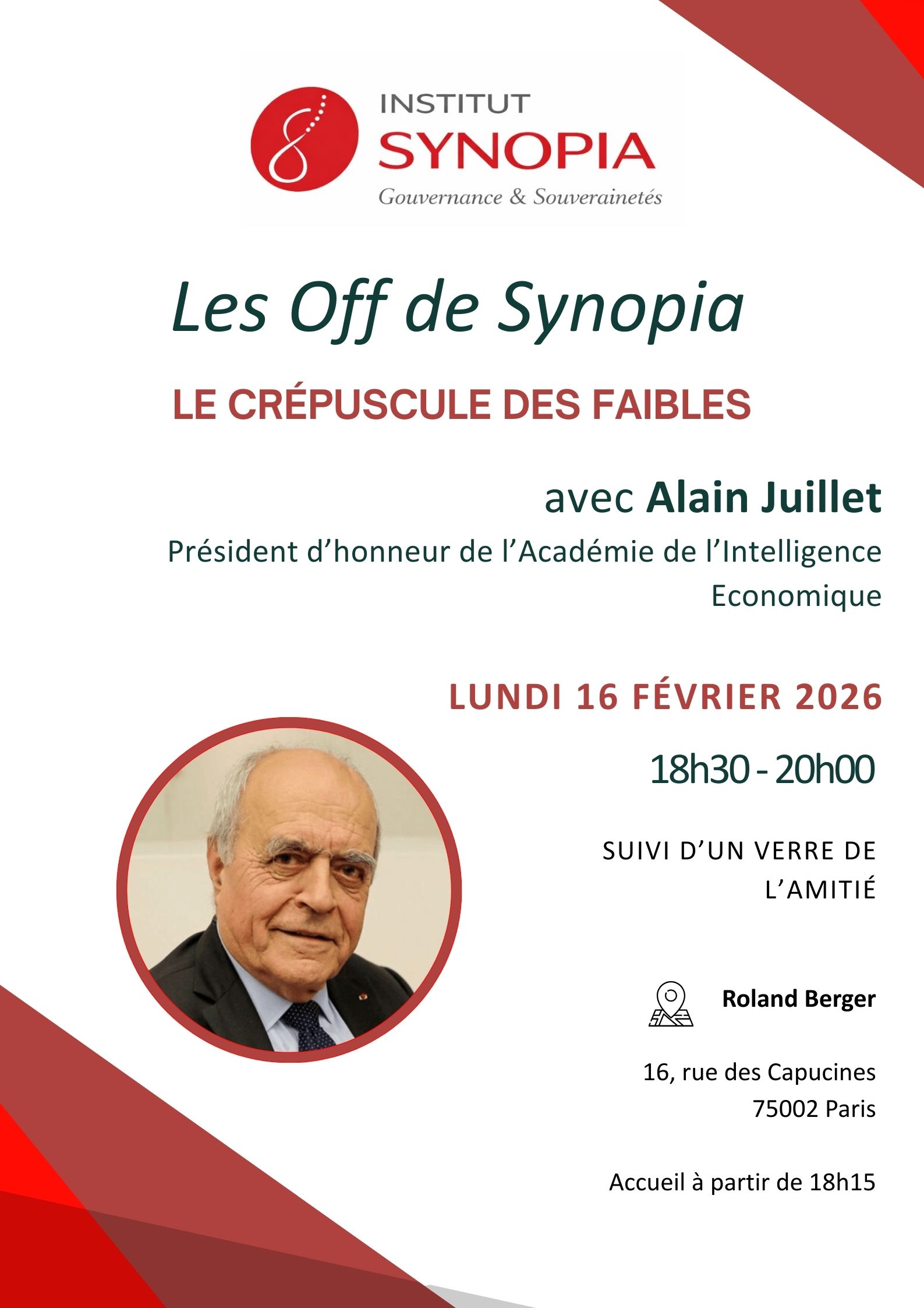 Off Synopia Alain Juillet Institut Synopia